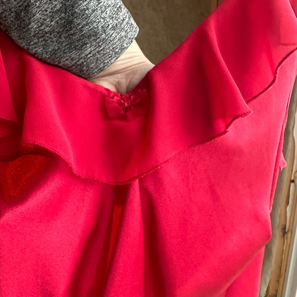 Inner Most Vintage 80’s Sears Satin Red Mini Slip Dress - Picture 2 of 6